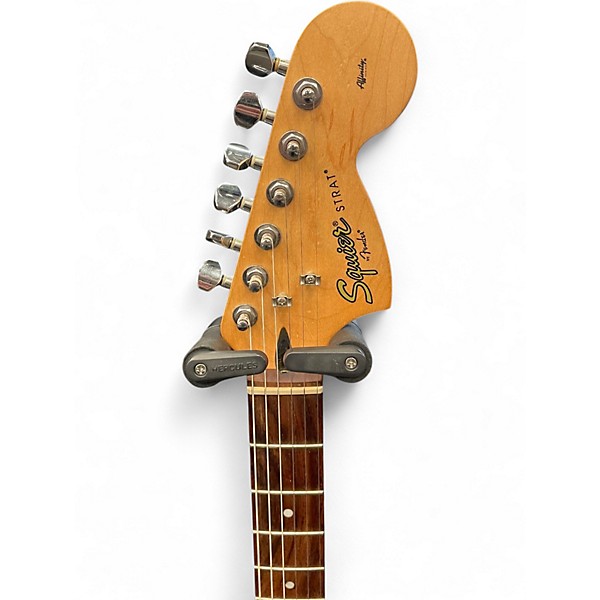 Used Squier Affinity Stratocaster Black Solid Body Electric Guitar