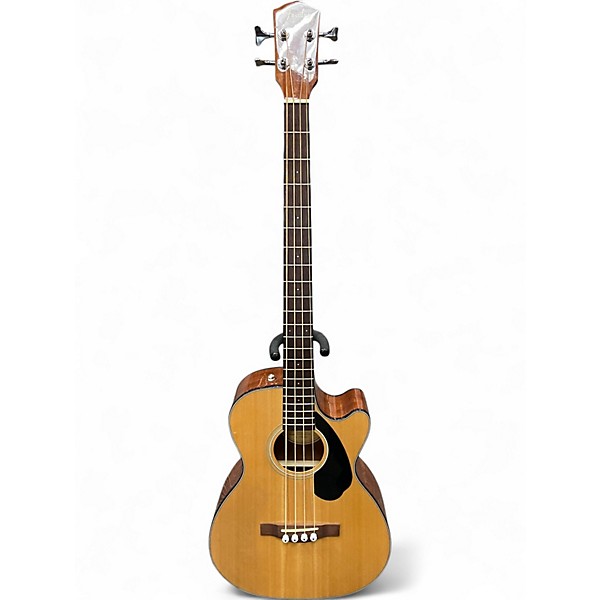 Used Fender CB-60SCE Natural Acoustic Bass Guitar