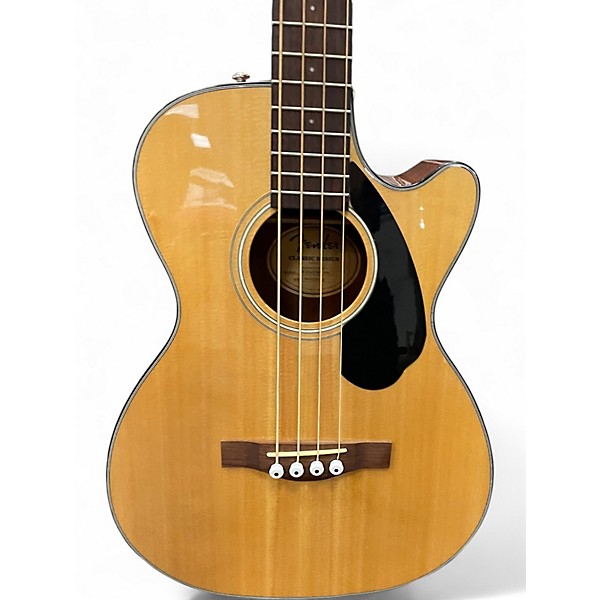 Used Fender CB-60SCE Natural Acoustic Bass Guitar