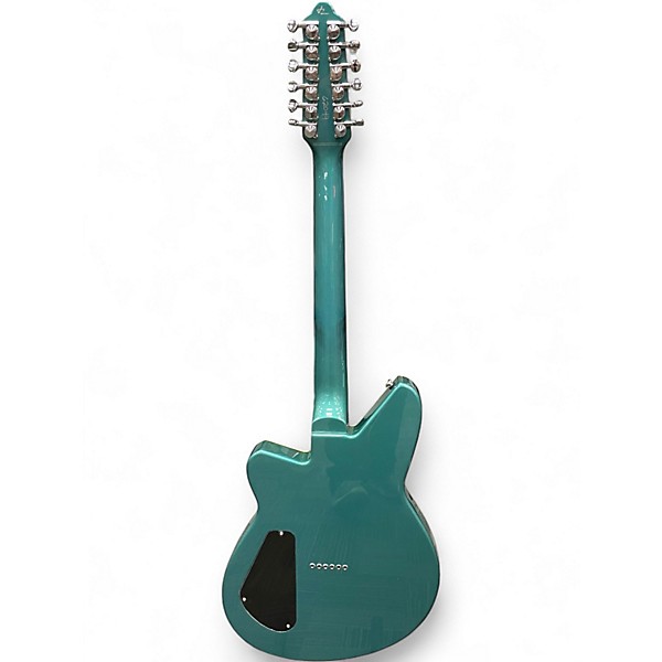 Used Reverend AIRWAVE 12 TEAL Hollow Body Electric Guitar