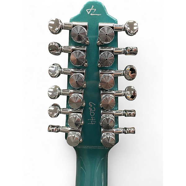 Used Reverend AIRWAVE 12 TEAL Hollow Body Electric Guitar