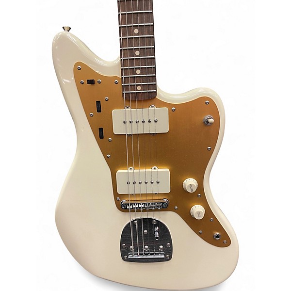 Used Squire JAY MASCIS Jazzmaster WHITE Solid Body Electric Guitar