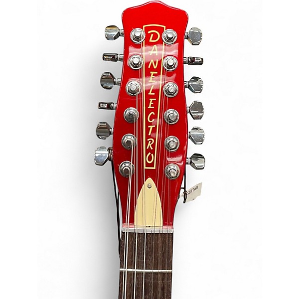 Used Danelectro VINTAGE 12 RED Solid Body Electric Guitar