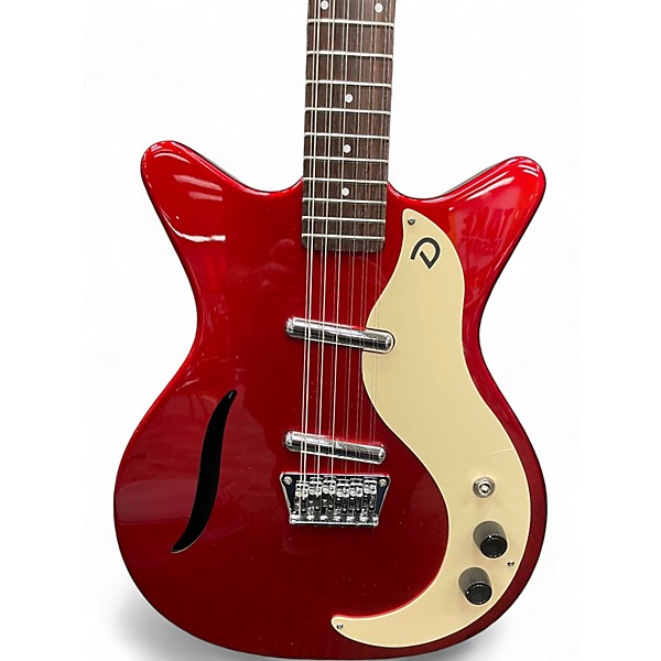 Used Danelectro VINTAGE 12 RED Solid Body Electric Guitar
