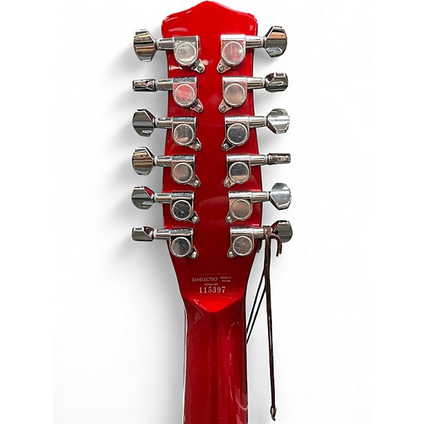 Used Danelectro VINTAGE 12 RED Solid Body Electric Guitar