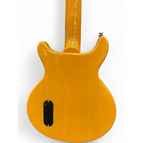 Used Harley Benton DC JR YELLOW Solid Body Electric Guitar