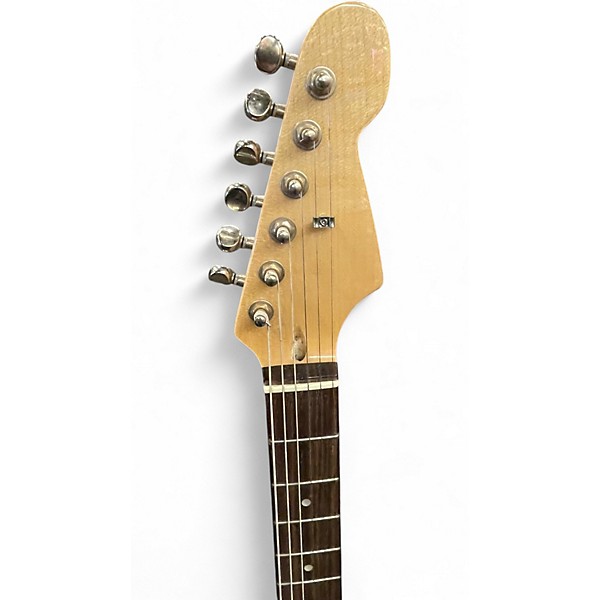 Used Partscaster STRAT PARTS CASTER WORN LIGHT BLUE Solid Body Electric Guitar