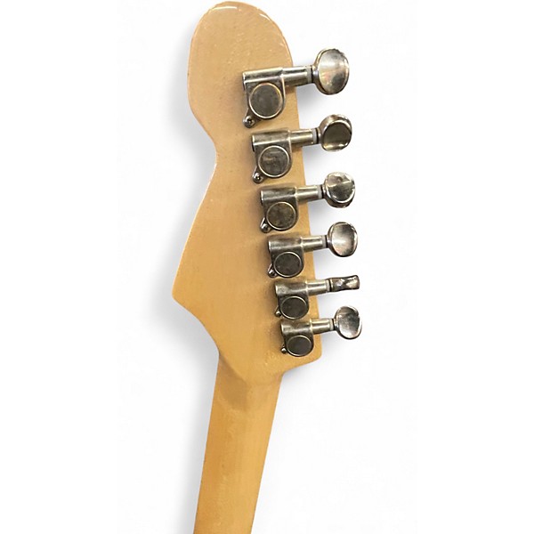 Used Partscaster STRAT PARTS CASTER WORN LIGHT BLUE Solid Body Electric Guitar