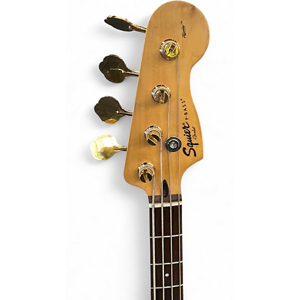 Used Squier Affinity Precision Bass Black Electric Bass Guitar