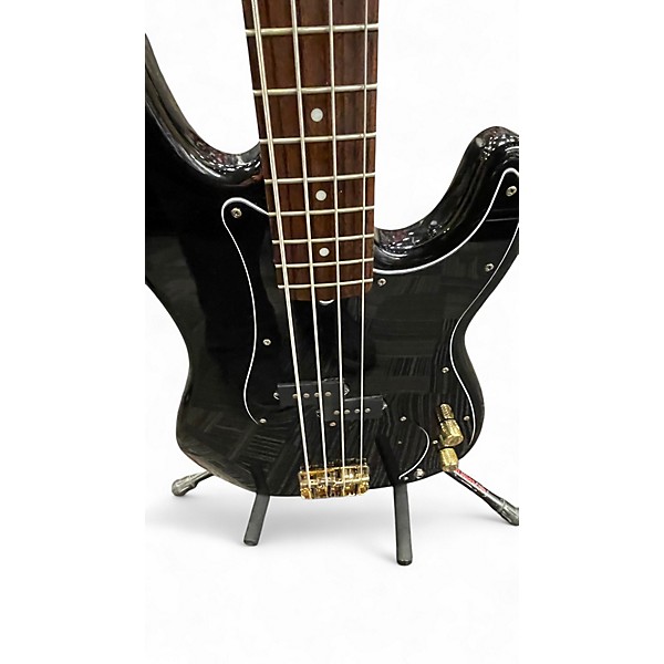 Used Squier Affinity Precision Bass Black Electric Bass Guitar