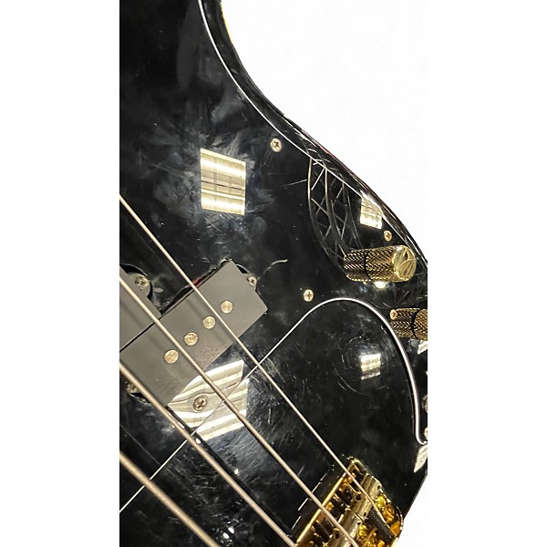 Used Squier Affinity Precision Bass Black Electric Bass Guitar