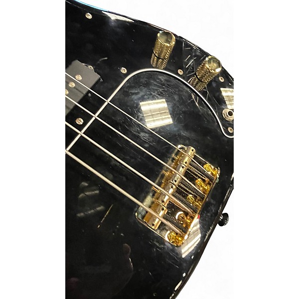 Used Squier Affinity Precision Bass Black Electric Bass Guitar