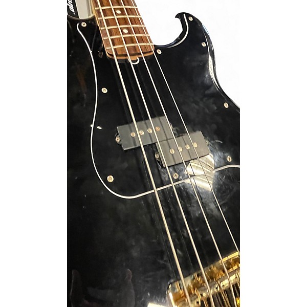 Used Squier Affinity Precision Bass Black Electric Bass Guitar