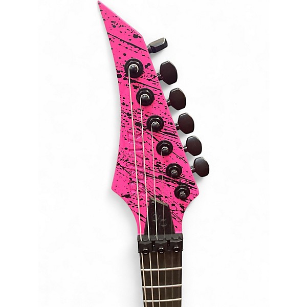 Used Solar Guitars canibalismo Pink Solid Body Electric Guitar