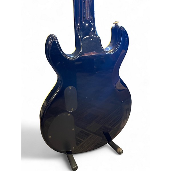 Used Schecter Guitar Research DEVIL TRIBAL  Black Electric Bass Guitar