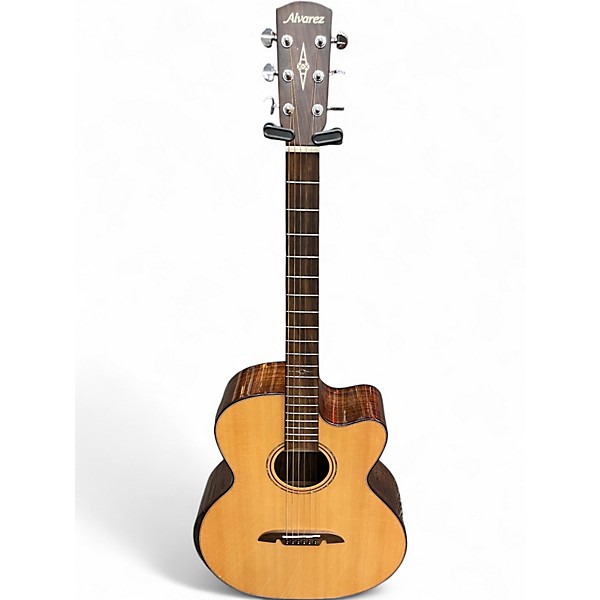 Used Alvarez ABT710 ELITE BARITONE Natural Acoustic Electric Guitar