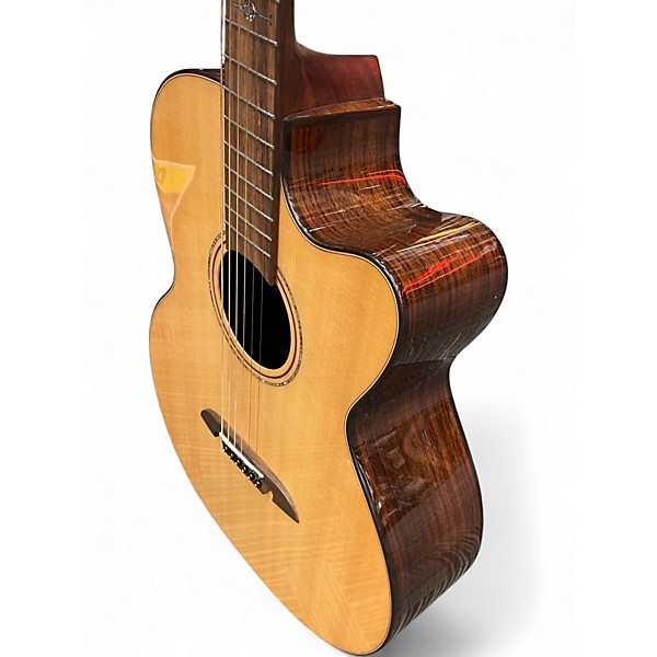 Used Alvarez ABT710 ELITE BARITONE Natural Acoustic Electric Guitar