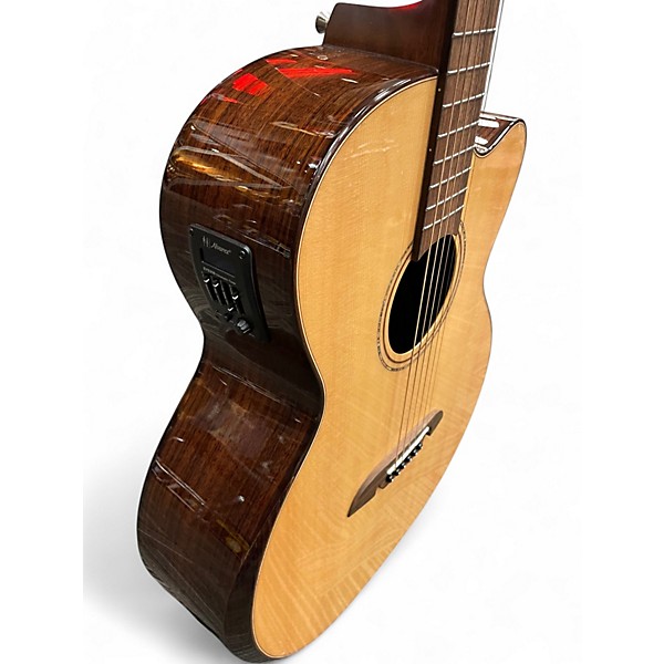 Used Alvarez ABT710 ELITE BARITONE Natural Acoustic Electric Guitar