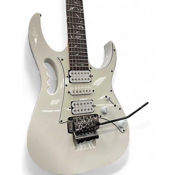 Used Ibanez JEMJR White Solid Body Electric Guitar
