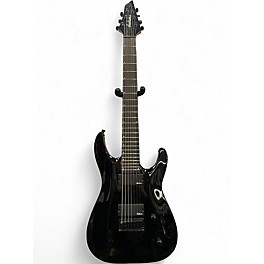 Used Jackson JS22-7 Dinky 7 String Black Solid Body Electric Guitar