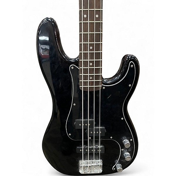Used Squier Affinity Precision Bass Black Electric Bass Guitar