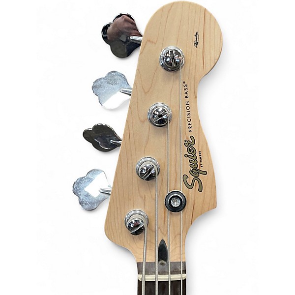 Used Squier Affinity Precision Bass Black Electric Bass Guitar