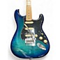 Used 2021 Fender Limited Edition Player Stratocaster HSS Plus Top Blue Burst Solid Body Electric Guitar