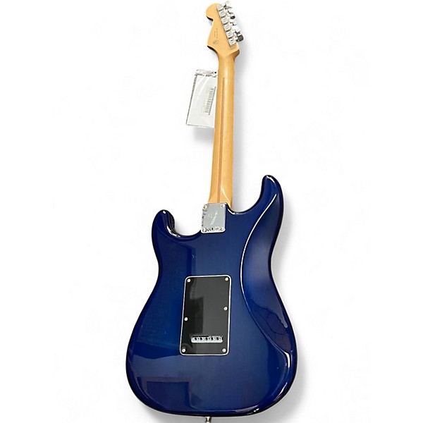 Used 2021 Fender Limited Edition Player Stratocaster HSS Plus Top Blue Burst Solid Body Electric Guitar