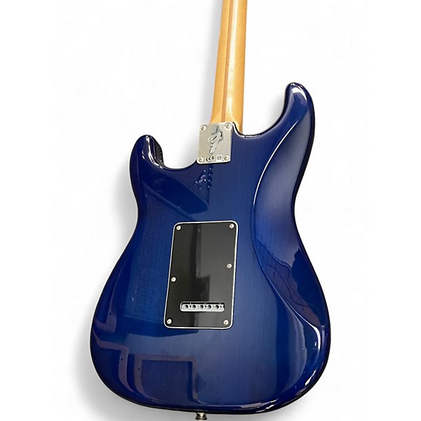 Used 2021 Fender Limited Edition Player Stratocaster HSS Plus Top Blue Burst Solid Body Electric Guitar