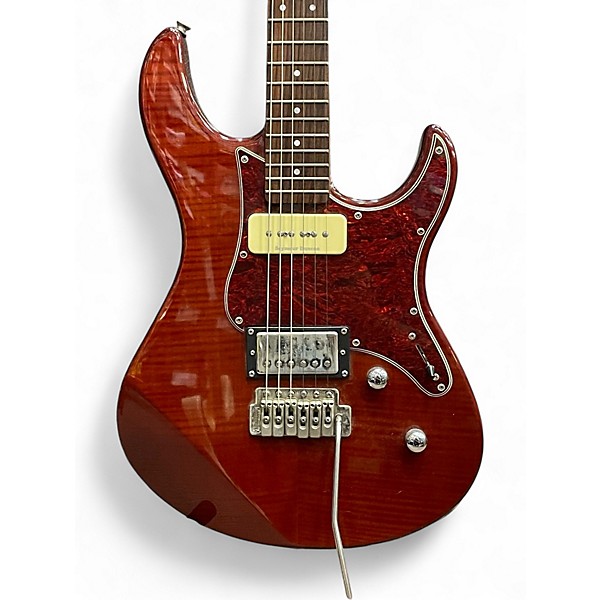 Used Yamaha PACIFICA 611 TREMOLO Trans Brown Solid Body Electric Guitar