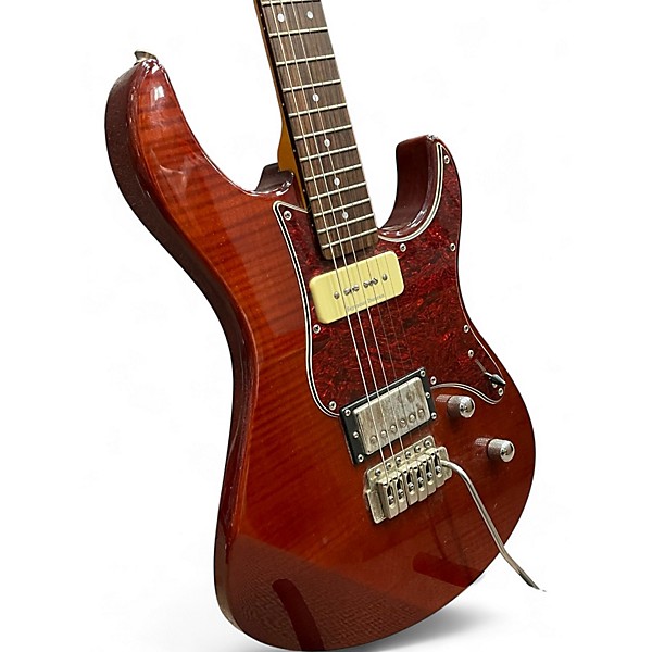 Used Yamaha PACIFICA 611 TREMOLO Trans Brown Solid Body Electric Guitar