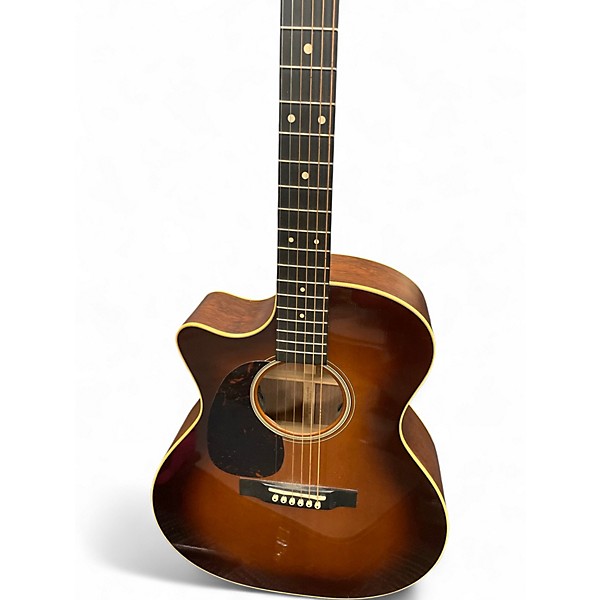 Used Martin martin gpce black walnut ambertone LEFT  BROWN Solid Body Electric Guitar