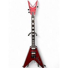 Used Dean V Select 24 Kahler Metalic Red Sain Solid Body Electric Guitar