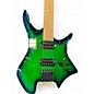 Used Bullfighter DWT Green Solid Body Electric Guitar