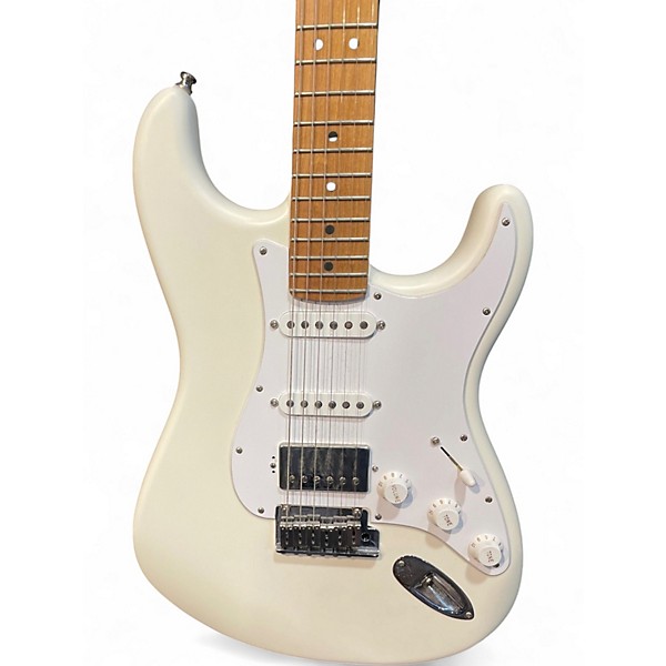 Used Fender Mod Shop Stratocaster Matte White Solid Body Electric Guitar