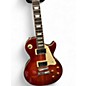 Used 2010 Epiphone Les Paul Standard Cherry Sunburst Solid Body Electric Guitar