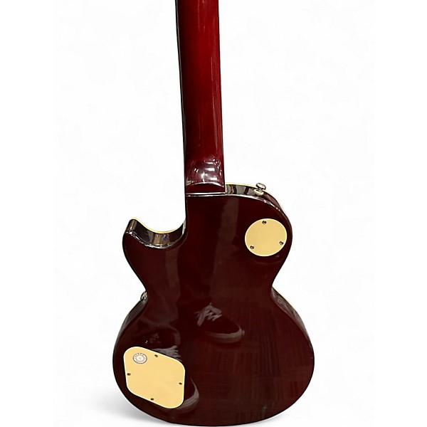 Used 2010 Epiphone Les Paul Standard Cherry Sunburst Solid Body Electric Guitar