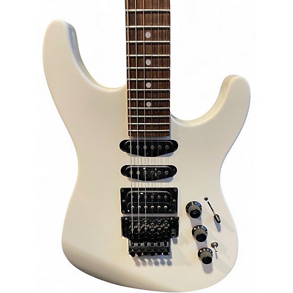 Used Fender Strat MIJ White Solid Body Electric Guitar