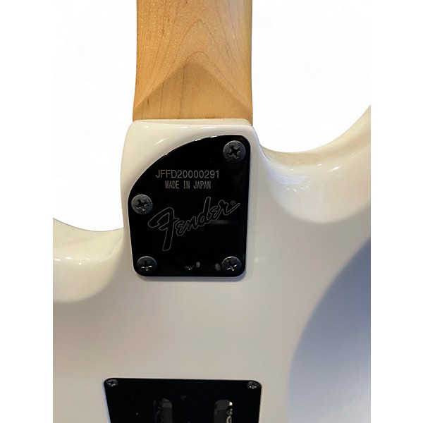 Used Fender Strat MIJ White Solid Body Electric Guitar
