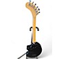 Used Fernandes Nomad Deluxe Black and Yellow Flames Solid Body Electric Guitar