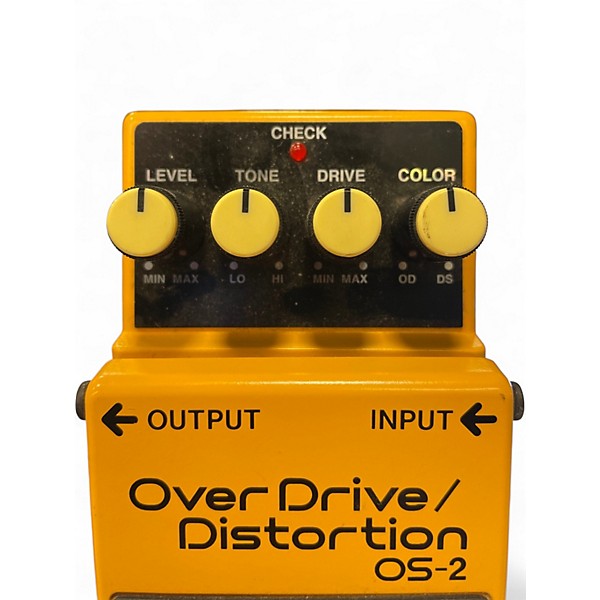 Used BOSS OS2 Overdrive Distortion Effect Pedal