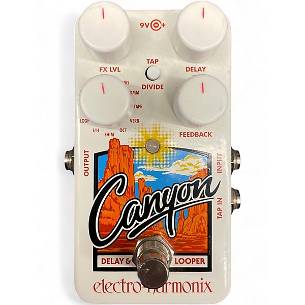 Used Electro-Harmonix Canyon Delay and Looper Effect Pedal