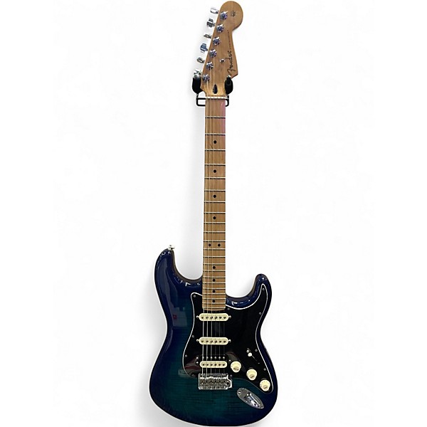 Used Fender Player II Stratocaster HSS Blue Burst Solid Body Electric Guitar