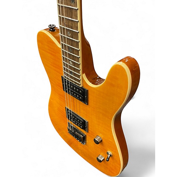 Used Fender Special Edition Custom Telecaster FMT HH Amber Solid Body Electric Guitar