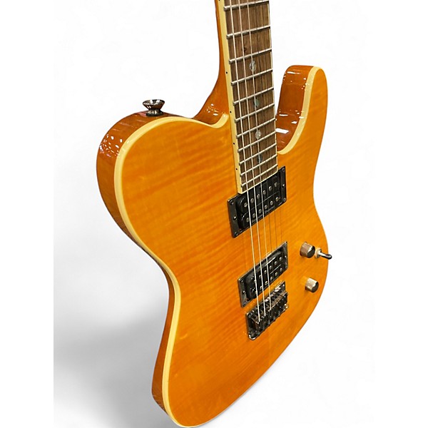 Used Fender Special Edition Custom Telecaster FMT HH Amber Solid Body Electric Guitar