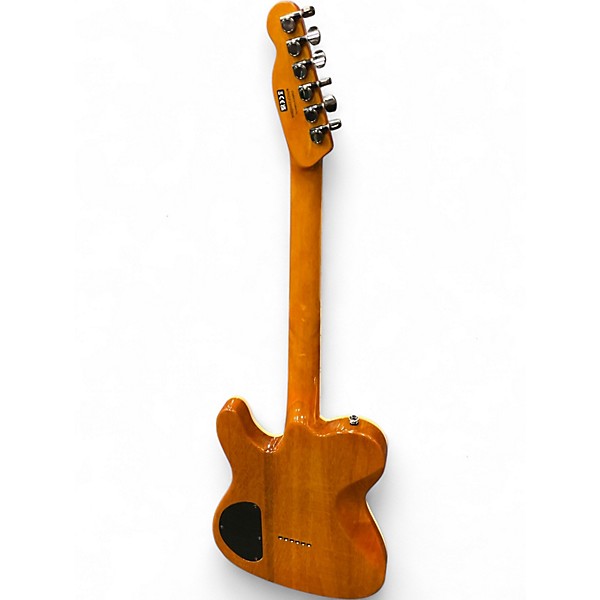 Used Fender Special Edition Custom Telecaster FMT HH Amber Solid Body Electric Guitar