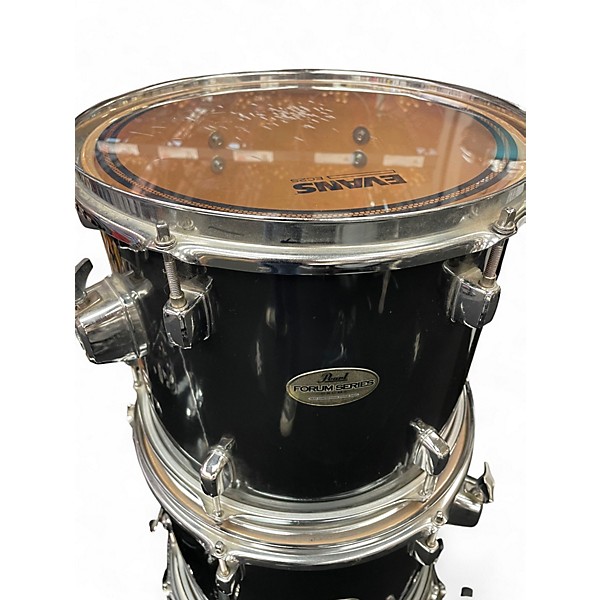 Used Pearl 5 Piece Forum Black Drum Kit