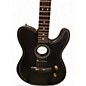 Used Fender Acoustasonic Player Telecaster Black Acoustic Electric Guitar