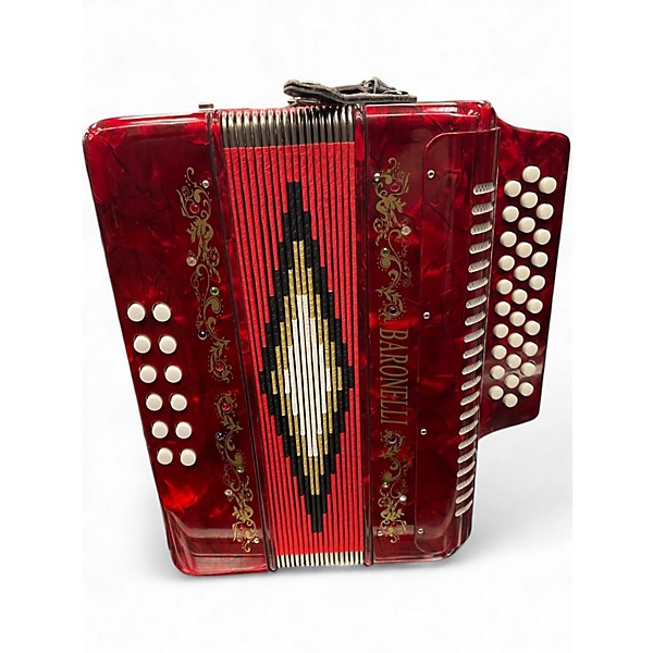 Used Baronelli AC3112F-RD Accordion