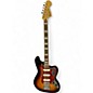 Used Squier Vintage Modified Bass VI 2 Tone Sunburst Electric Bass Guitar thumbnail